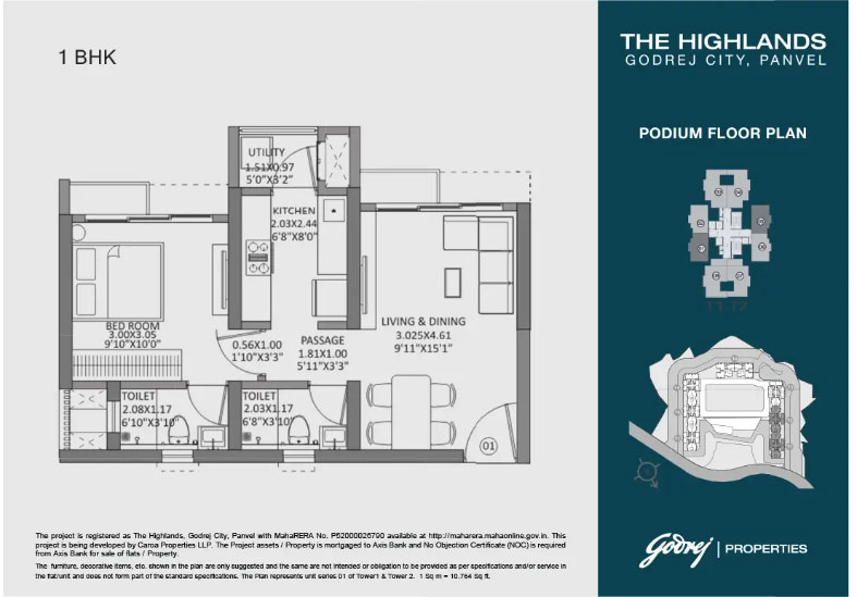 Godrej Highlands Floor Plan